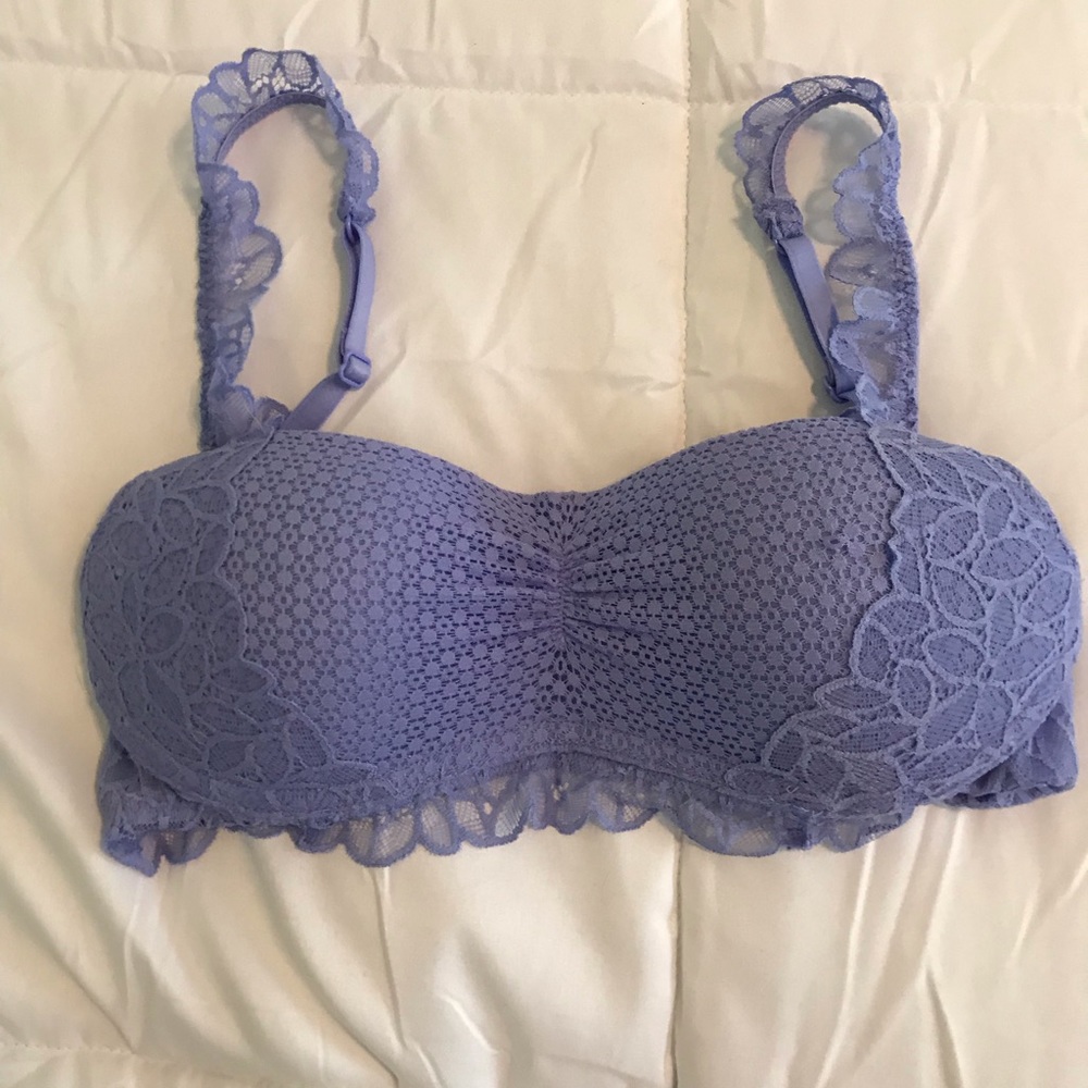Lilac padded aerie bra